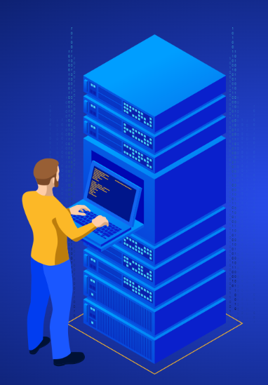 Server Management Illustration